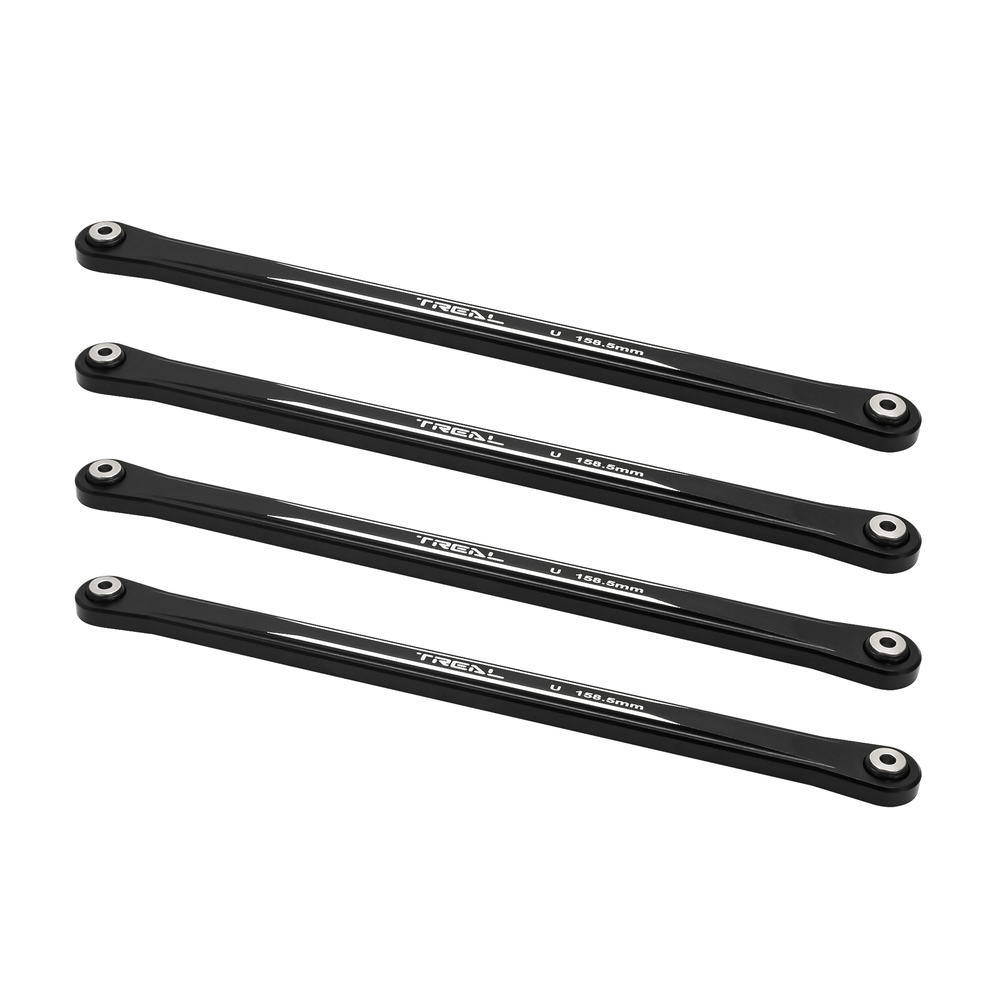 Treal Aluminum 7075 Upper Links 4 158 5mm For Losi Lmt 4wd Solid Axle Mega Truck Bog Hog King